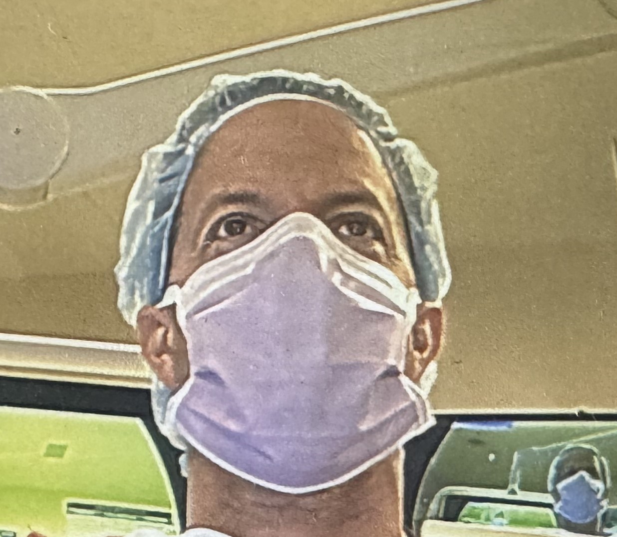 Dr. Fitzer in the operating room