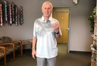 Mr. G after weight-loss surgery with Dr. Matthew Fitzer
