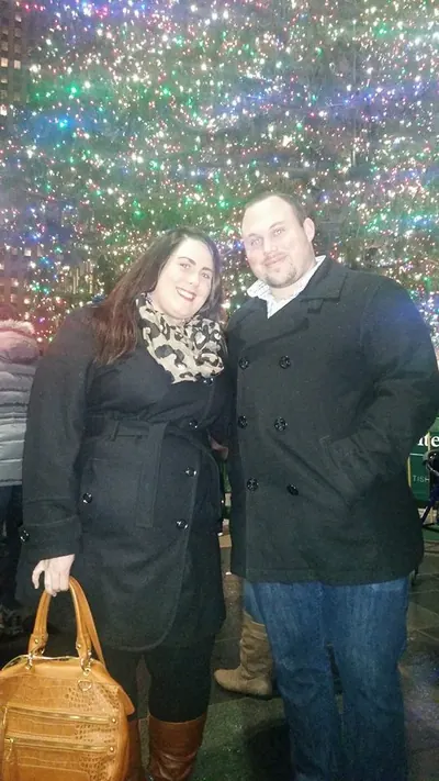 Kristina and Sean before weight-loss surgery with Dr. Matthew Fitzer